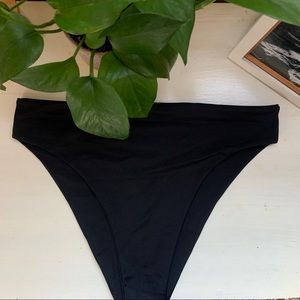 High waisted bikini bottom